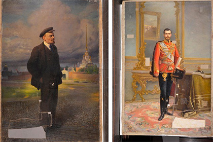 В «Царском Селе» пожелали выставить двойной портрет Ленина и Николая II
