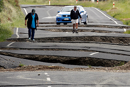 Землетрясение разломало Новую Зеландию