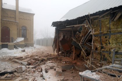 Храм с воскресной школой обстреляли в Дебальцево