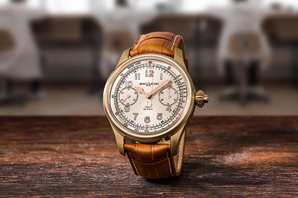 Компания Montblanc анонсировала первые бронзовые часы в своей истории