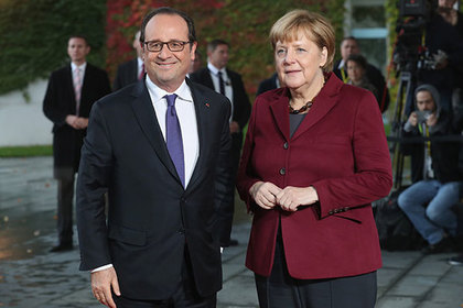 Олланд и Меркель призвали к продлению антироссийских санкций