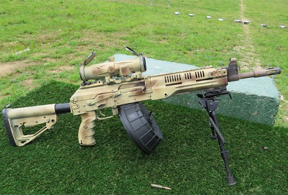 Российским военным поставят новые легкие пулеметы РПК-16