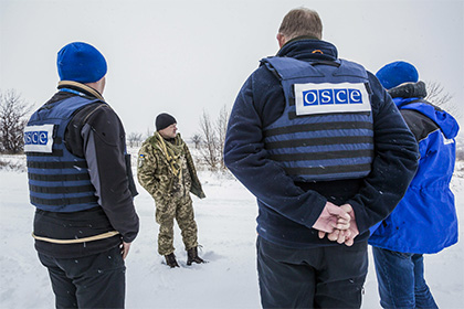 Украинские военные сбили беспилотник ОБСЕ в Донбассе