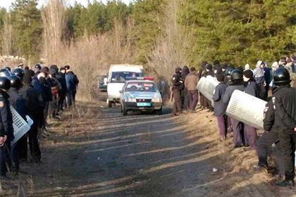 В Харьковской области местные жители разогнали участников угольной блокады