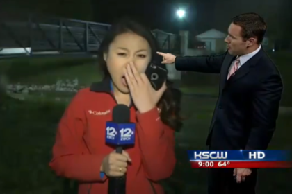 Широко зевающая журналистка прервала прогноз погоды в Канзасе