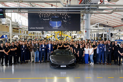 Lamborghini выпустил восьмитысячный Huracan