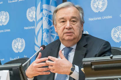 Генсек ООН пообещал помощь организации в урегулировании конфликта на Украине