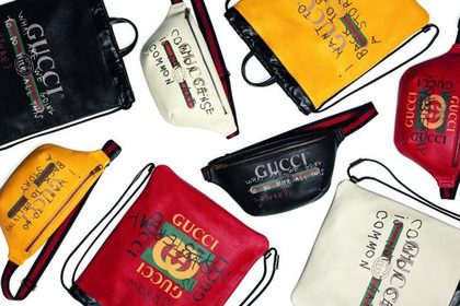 Gucci вместе с испанской фотохудожницей Coco Capitan выпустил «сумки торговцев»