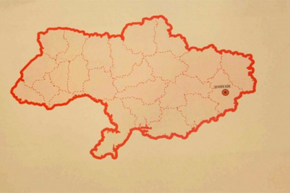 The Washington Post проиллюстрировала статью картой Украины без Крыма