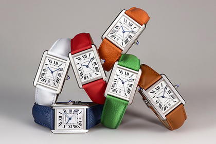 Cartier дополнил часы жизнерадостными ремешками