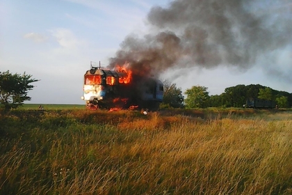 На Украине за три дня загорелись три поезда с пассажирами