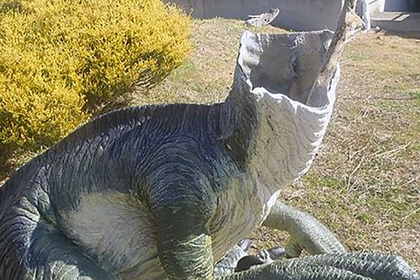 Неизвестные отпилили головы моделям динозавров в австралийском музее