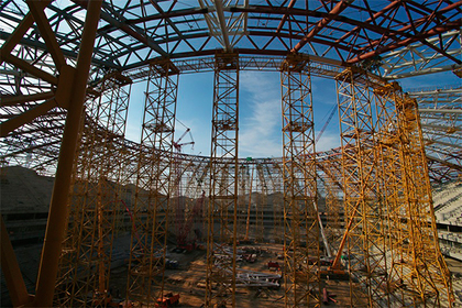 Строительство к ЧМ-2018 стадиона в Самаре отстало от графика