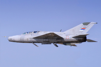 В Сирии сбит МиГ-21 ВВС страны