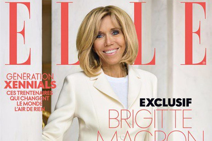 Журнал Elle с Брижит Макрон на обложке побил десятилетний рекорд продаж