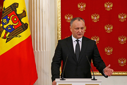 Правительство Молдавии помешало Додону выступить в ООН