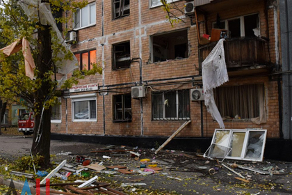 В центре Донецка прогремел мощный взрыв