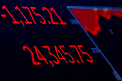 Индекс Dow Jones продемонстрировал рекордное падение в истории