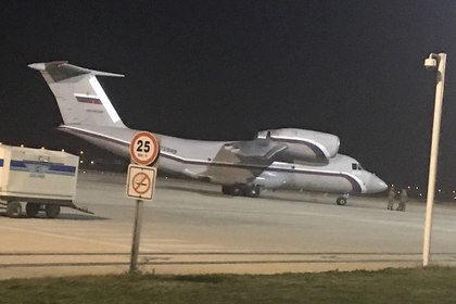 Российский военный транспортник приземлился в Турции