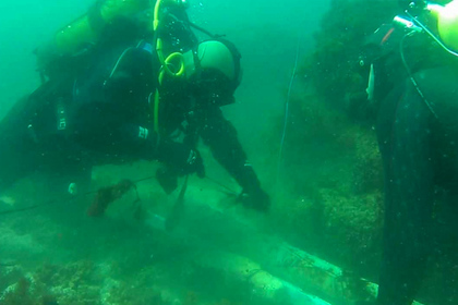 Под Севастополем нашли подводный схрон времен войны
