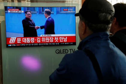 За началом межкорейского саммита наблюдала треть жителей Сеула