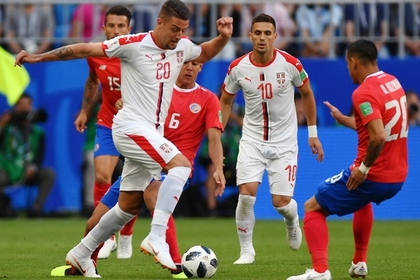 Сборная Сербии обыграла костариканцев на чемпионате мира