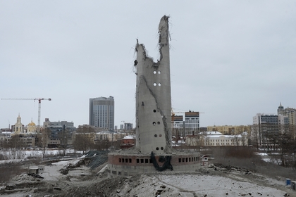 Британские музыканты впечатлились разрушенной телебашней Екатеринбурга