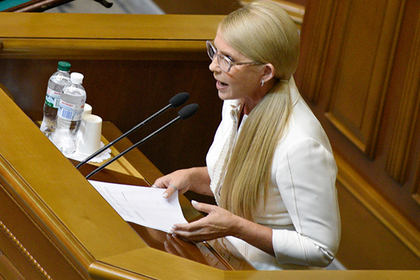 Тимошенко захотела заставить «Газпром» платить